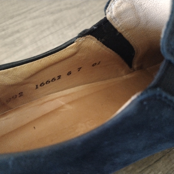 HARTJES Clog Slip On Comfort Shoe Size 7 Classic Black Suede - Picture 6 of 9